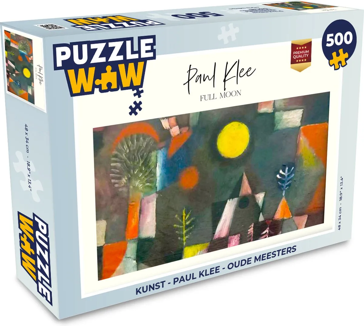 PuzzleWow Paul Klee Oude Meesters Legpuzzel 500 Stuks