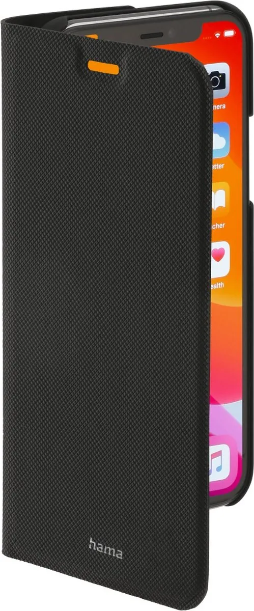 Hama Booklet Slim Pro voor iPhone 11 Pro - 2 Pasjes - Zwart