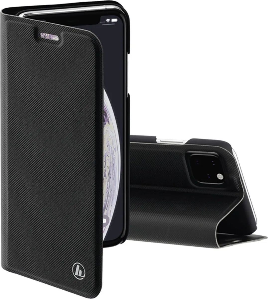 Hama Booklet Slim Pro voor iPhone 11 Pro - 2 Pasjes - Zwart - afbeelding 6 van 6