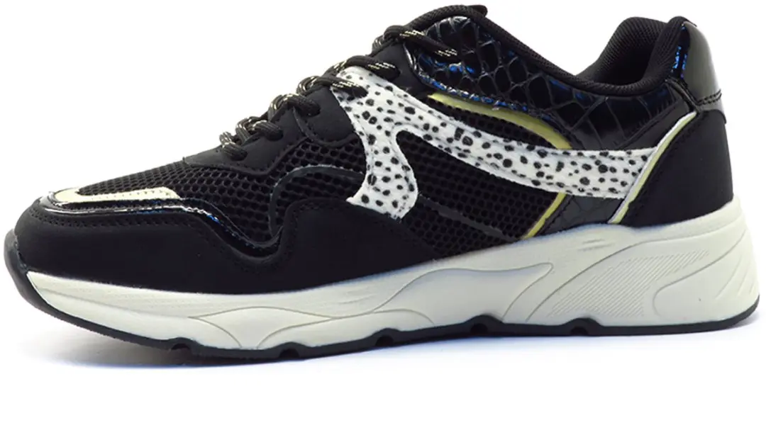 Shoecolate Sneakers - Zwart + Printje - afbeelding 2 van 6
