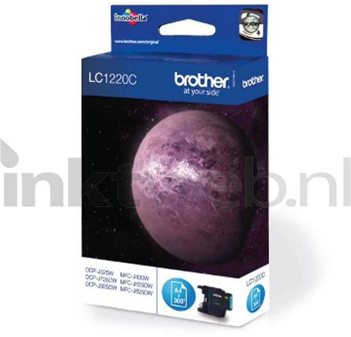 Brother LC1220C Cyaan Inktcartridge - 300 pagina's