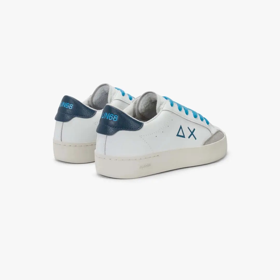 Sun68 Boy's Street Leather (Teen) Sneaker