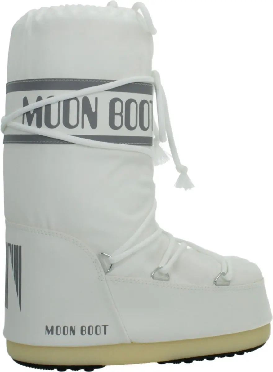 Moon Boot Icon Nylon Laarzen Wit EU 23-26 Kinderen