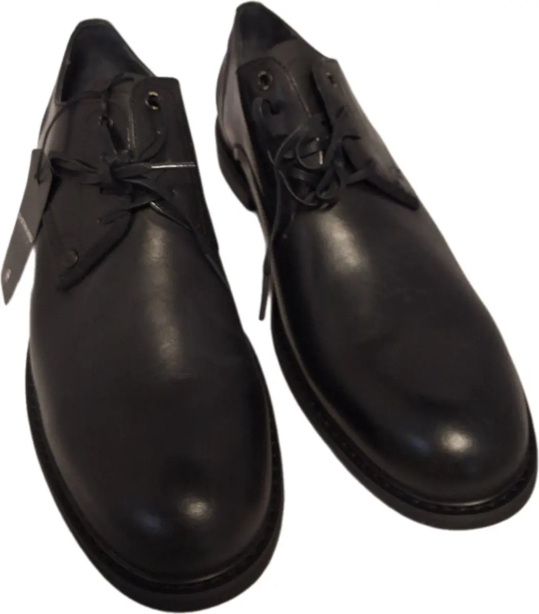 G-STAR RAW-DOCK-MENSHOE-BLACK-LEATHER-SIZE 45