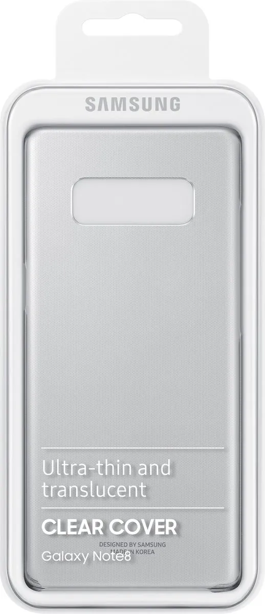 Samsung Galaxy Note8 Clear Cover EF-QN950CBEGWW - Zwart - afbeelding 6 van 6