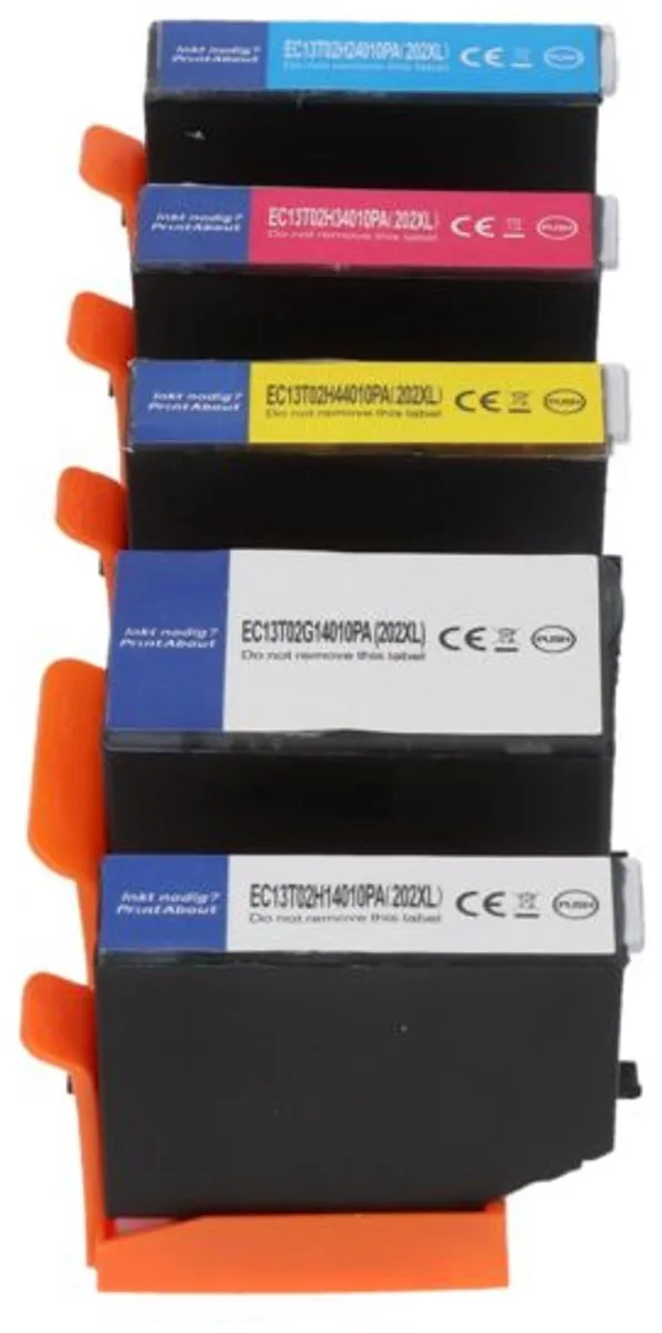 PrintAbout Epson 202 C13T02E74010 Inktcartridge 5-kleuren - 5.800 pagina's