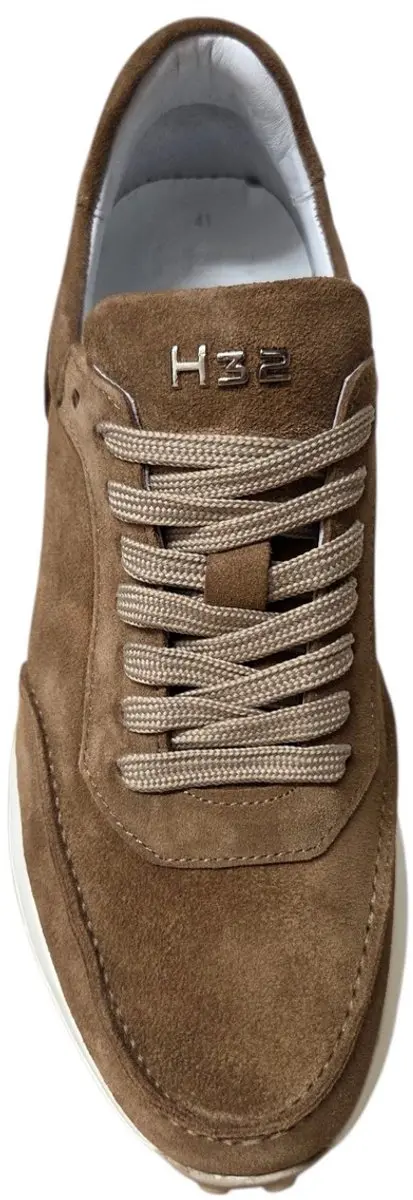 H32 Riccardo Sigaro Suede Sneakers - Bruin - 43 - afbeelding 3 van 4