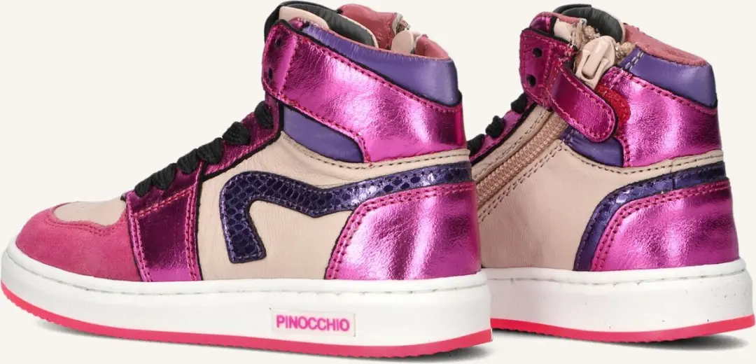 Pinocchio P1765 Sneakers - Meisjes - Paars - Maat 24 - afbeelding 5 van 6