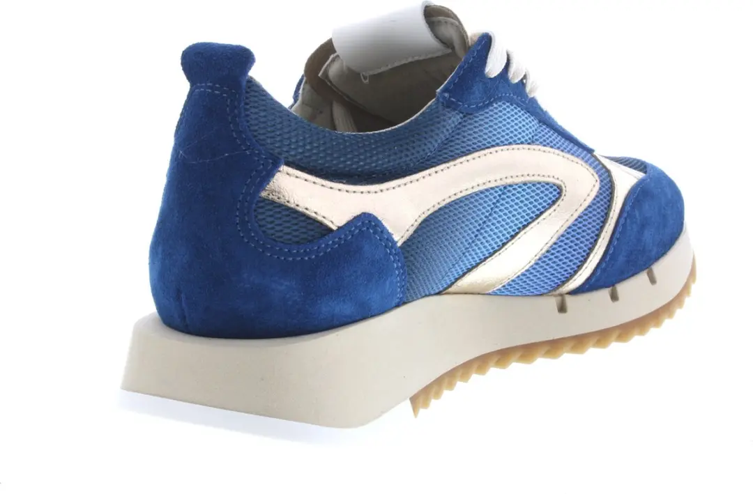 Dames Sneakers Piedi Nudi Vaya 01.13 Blue Gold Blauw - Maat 38 - afbeelding 5 van 6