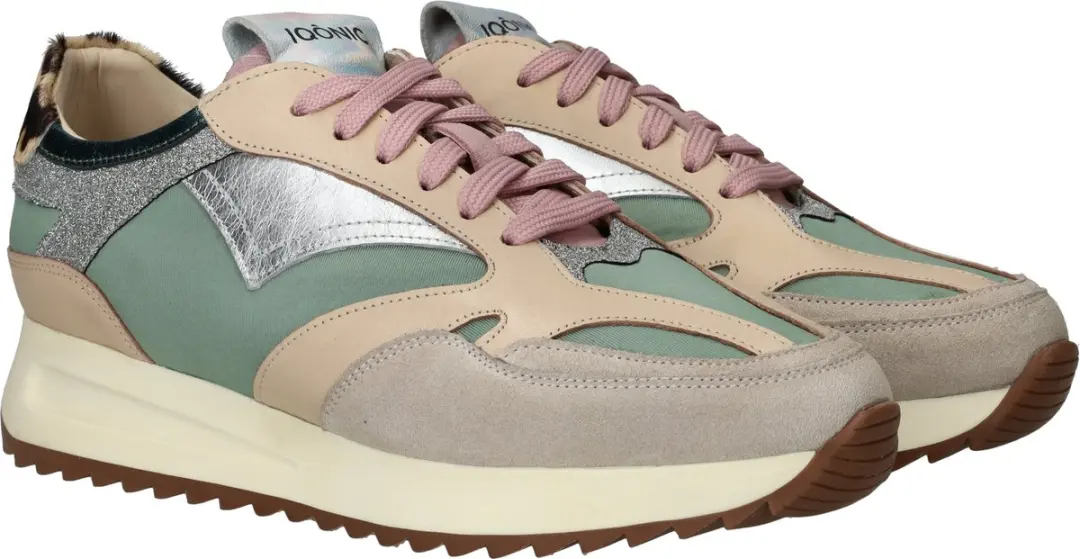 IQÔNIC Sneakers - Dames - Groen - Maat:39 - afbeelding 3 van 6