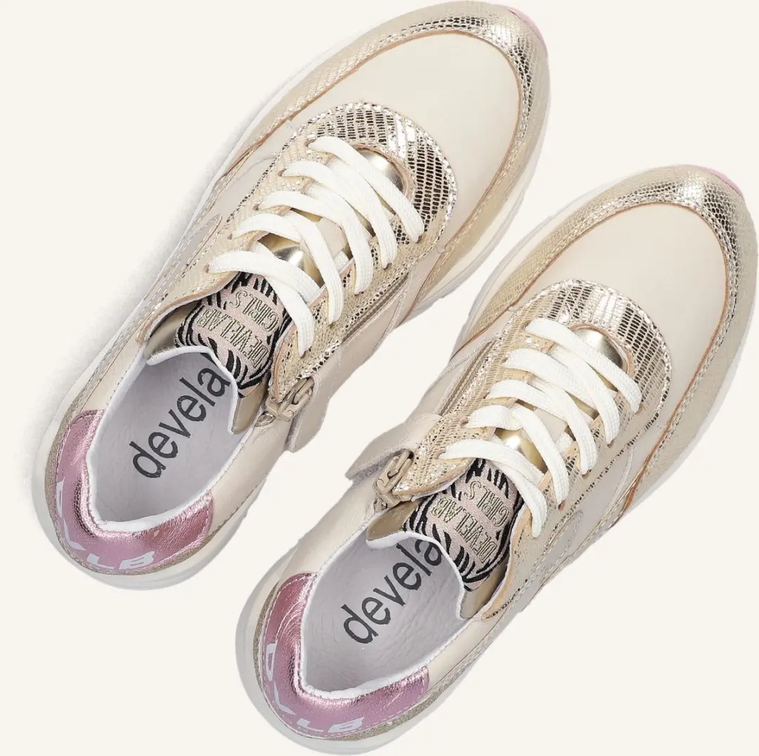 Develab 41044 Sneakers Meisjes - Goud - Maat 30 - afbeelding 5 van 6