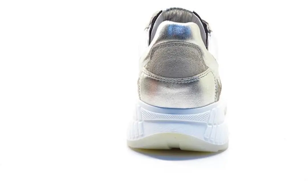 Aqa Shoes Wit beige combi sneaker A8725 A49B47 BEIGE - afbeelding 4 van 4