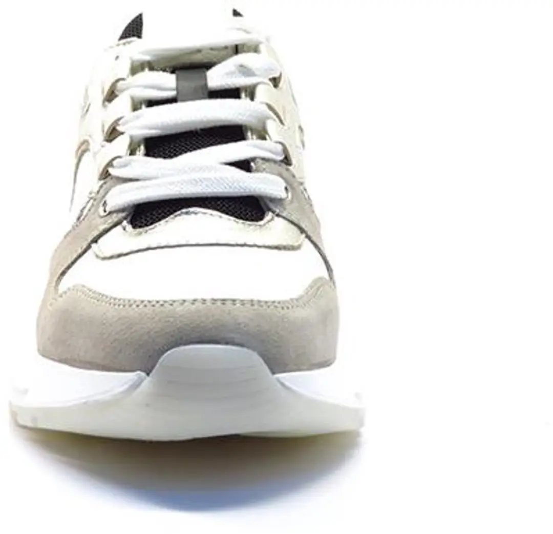 Aqa Shoes Wit beige combi sneaker A8725 A49B47 BEIGE - afbeelding 3 van 4