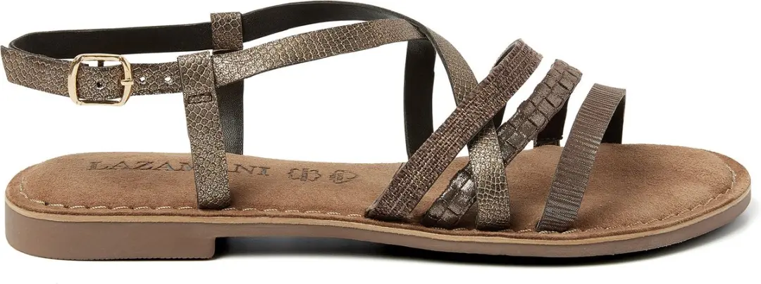 Lazamani - Zuri - Dames - Sandalen - Bruin - afbeelding 2 van 6