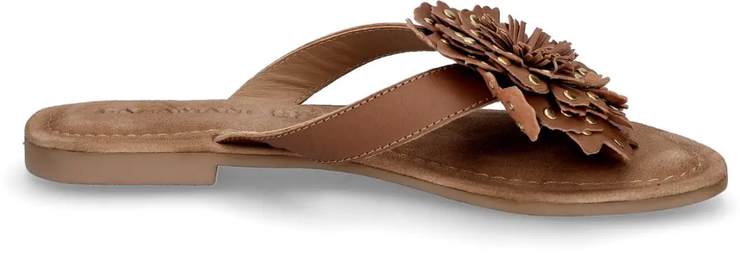Lazamani Nomi Slippers Cognac Suede - Maat 42 - afbeelding 3 van 6