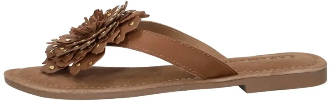 Lazamani Nomi Slippers Cognac Suede - Maat 42 - afbeelding 4 van 6