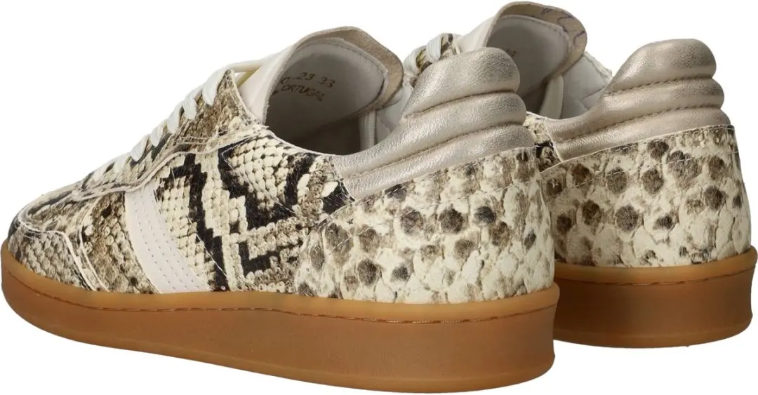 Dames Sneakers Piedi Nudi Imola H-fit Snake Beige - Maat 39 - afbeelding 5 van 6