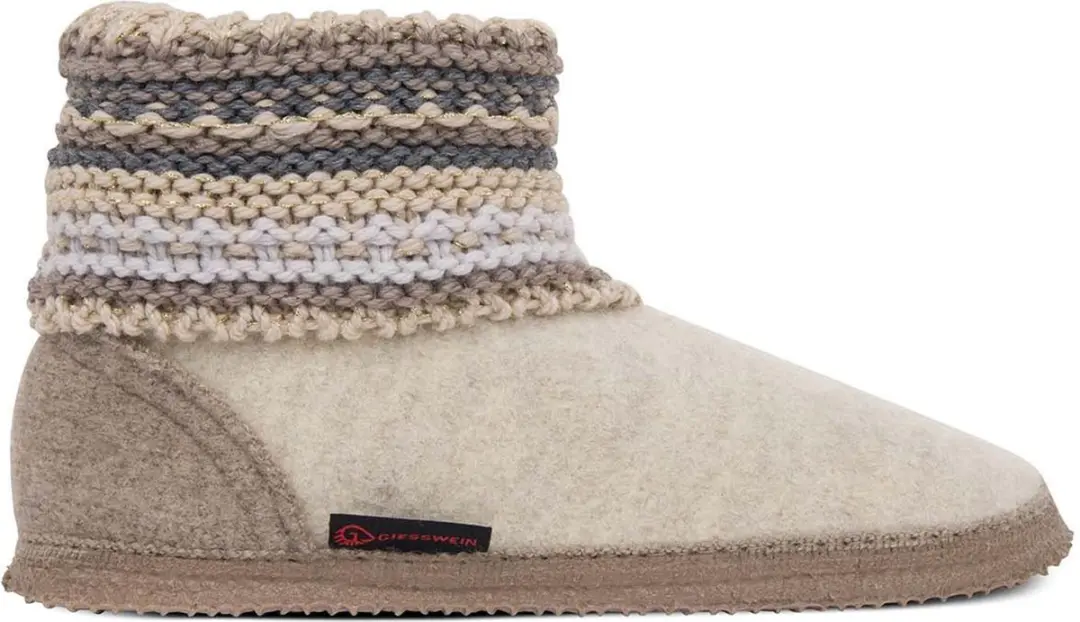 Giesswein Sloffen - Maat 37 - Vrouwen - beige,grijs