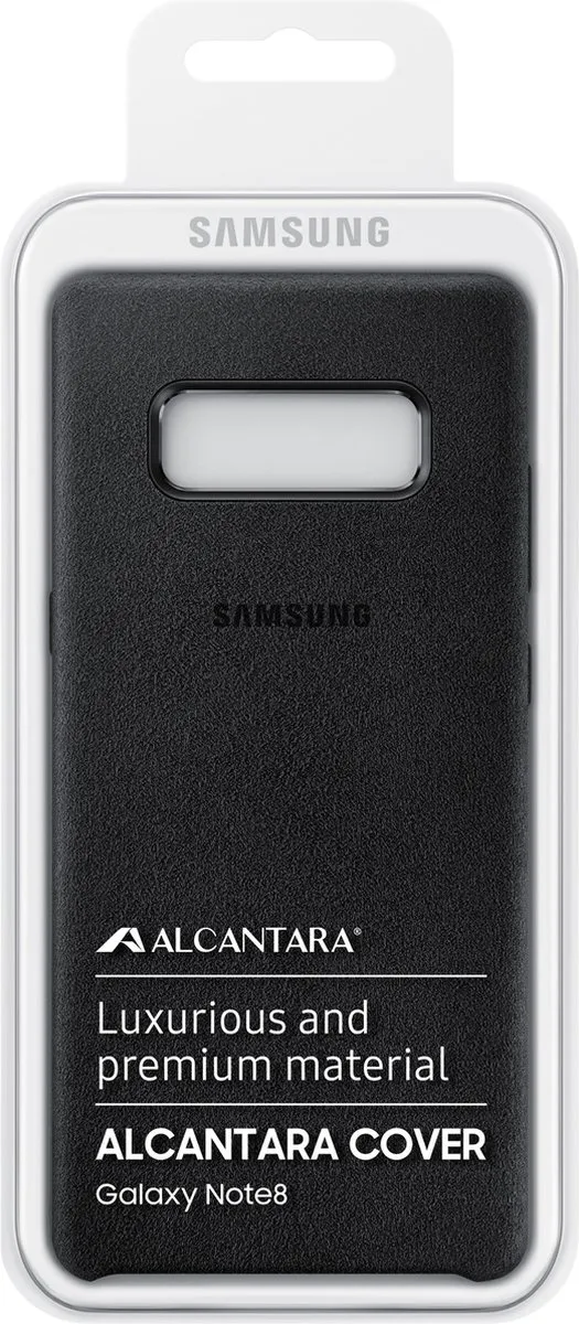 Samsung Galaxy Note8 Alcantara Hoes - Zwart EF-XN950ABEGWW - afbeelding 6 van 6