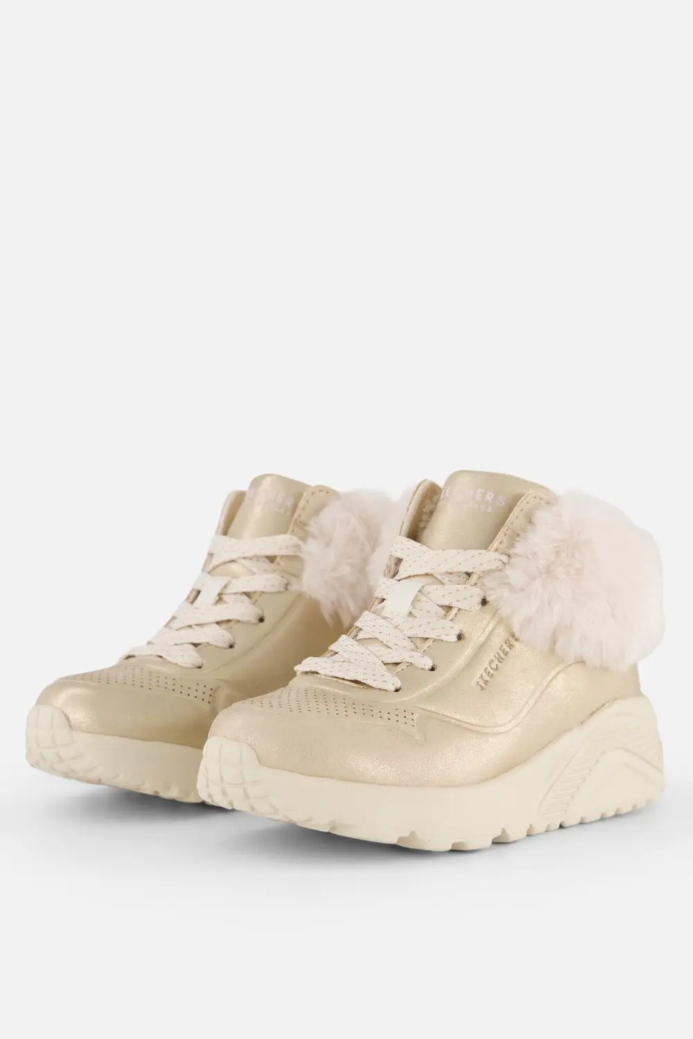 Skechers Uno Lite Sneakers Goud 29