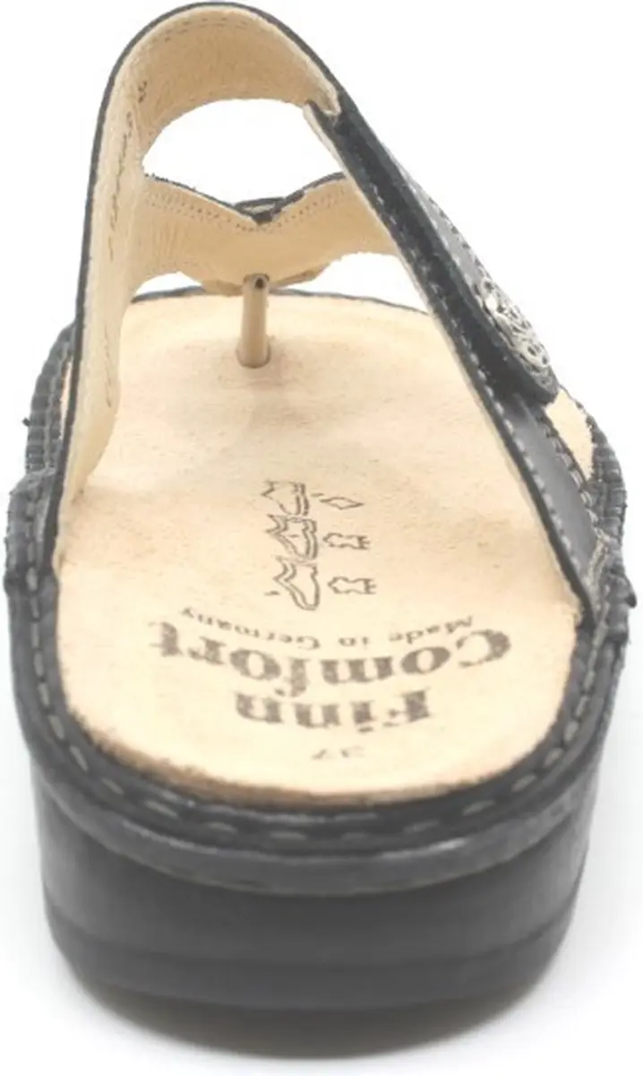 Finn Comfort Alexandria S Teenslipper - Zwart - afbeelding 3 van 6