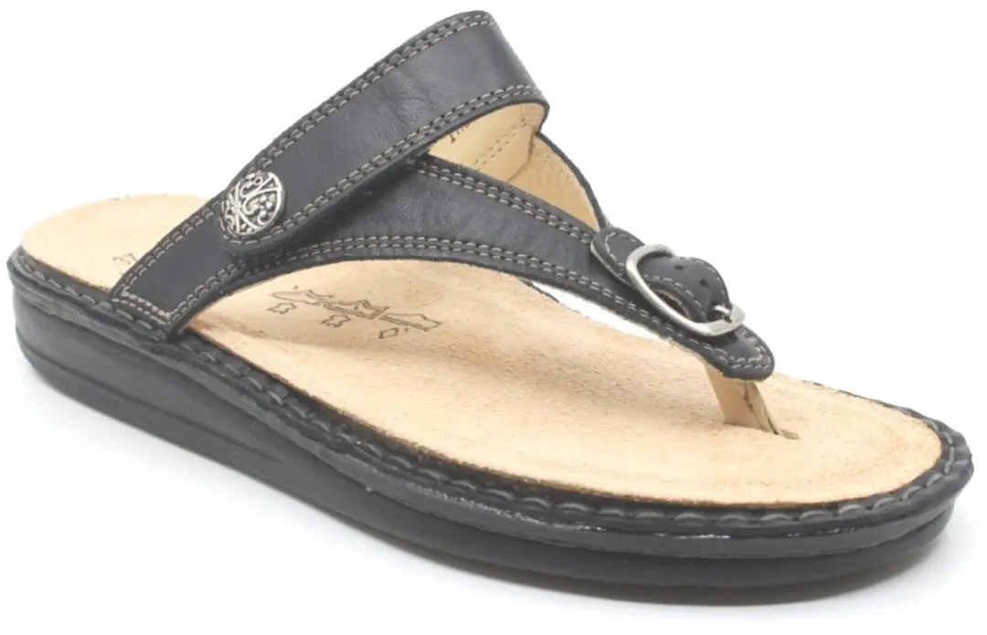 Finn Comfort Alexandria S Teenslipper - Zwart - afbeelding 5 van 6