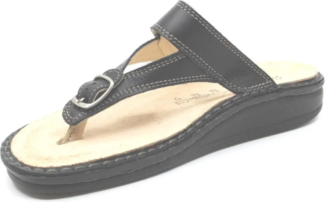 Finn Comfort Alexandria S Teenslipper - Zwart - afbeelding 2 van 6