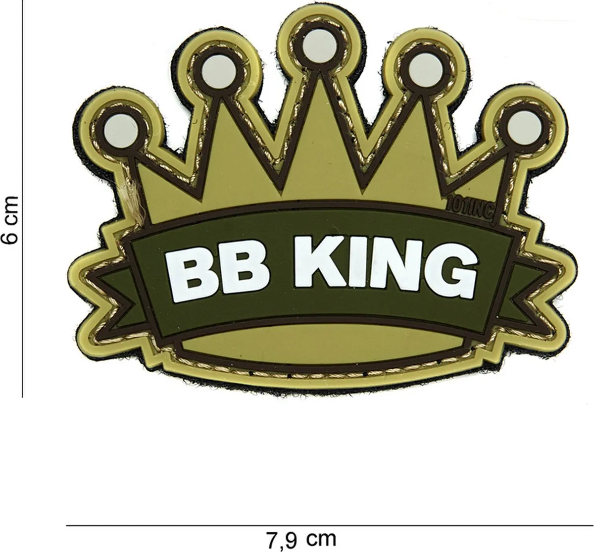 101 Inc Embleem 3D Pvc BB King Khaki