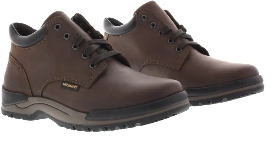 Heren Veterschoenen Mephisto Clement Grizzly Dark Brown Donkerbruin - Maat 44.5 - afbeelding 3 van 6