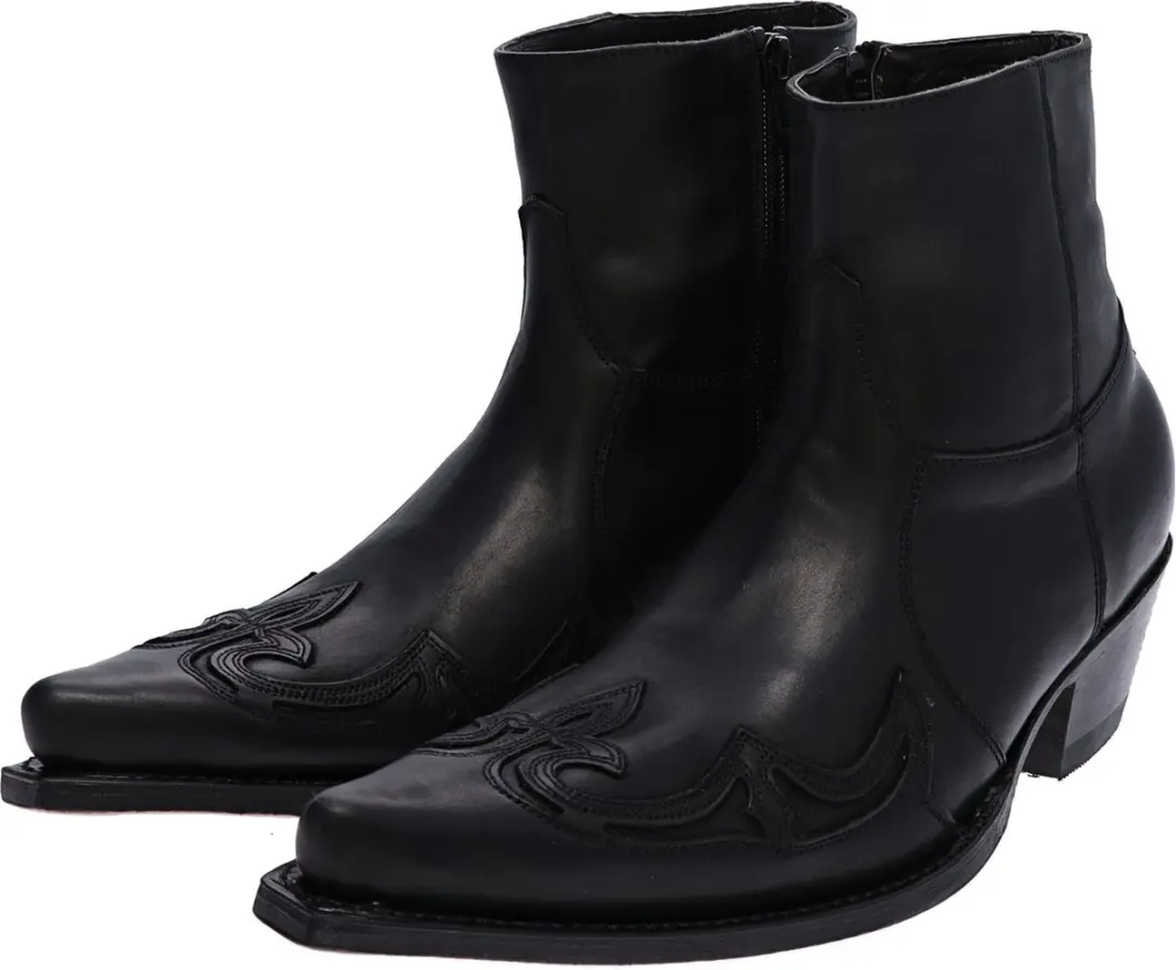Sendra JAVI LUCA 7783 western enkellaars zwart