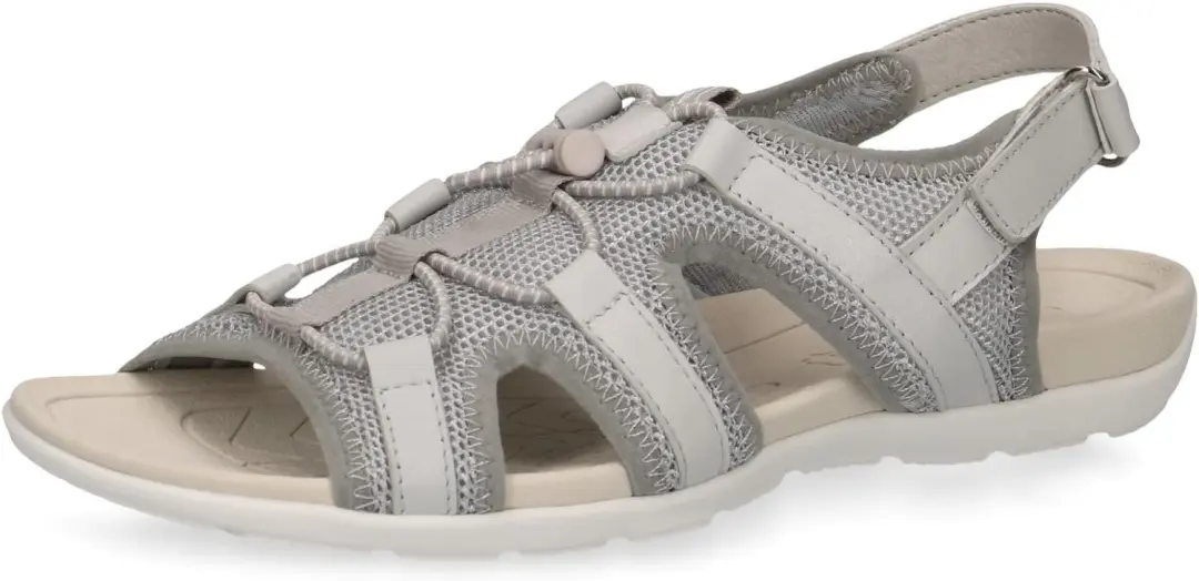 CAPRICE Dames Sandalen 9-9-28106-20 Platte Schoenen Leer