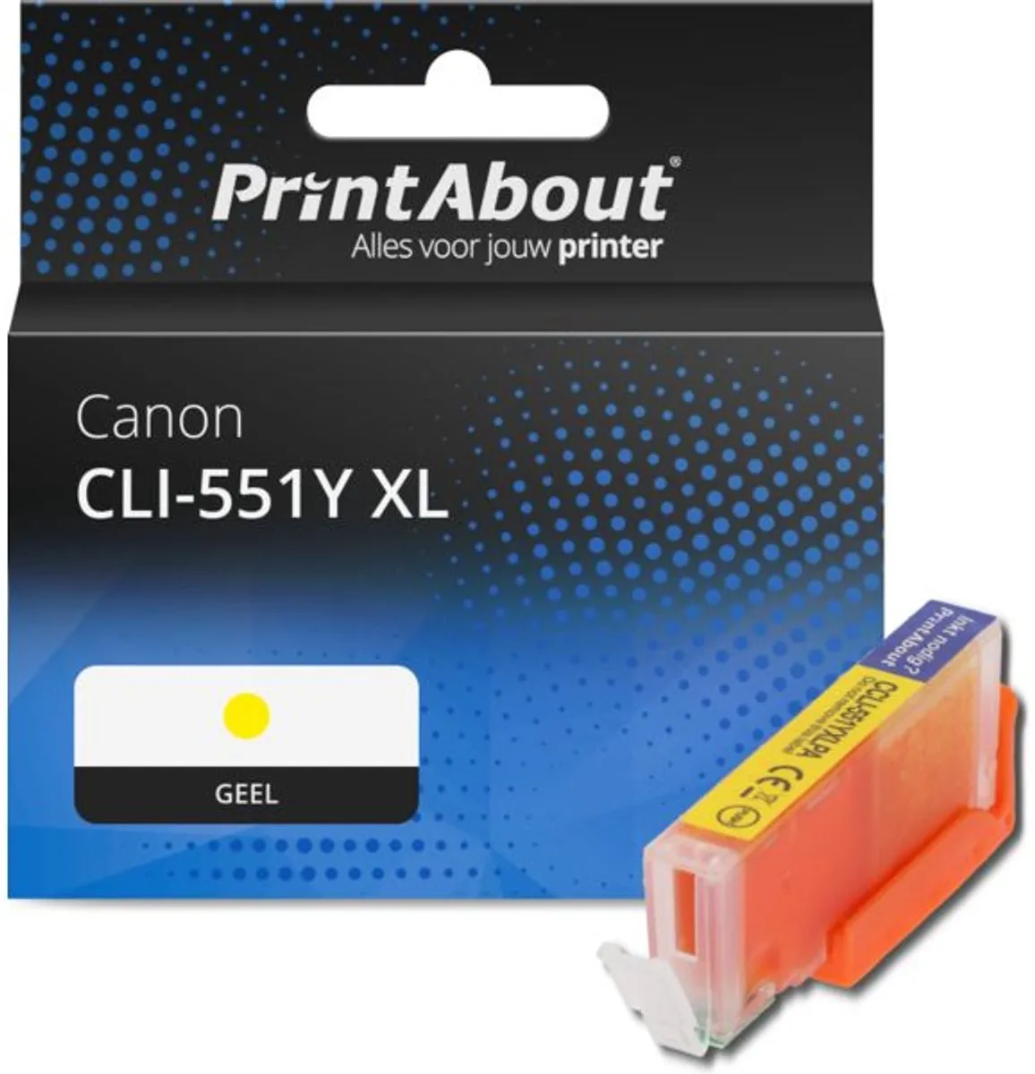 PrintAbout CLI-551Y XL Inktcartridge