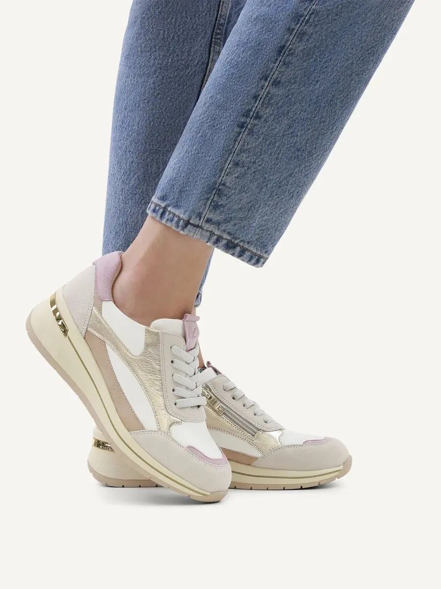 Caprice 9-23701-46-137 Sneakers - wit goud - afbeelding 2 van 6