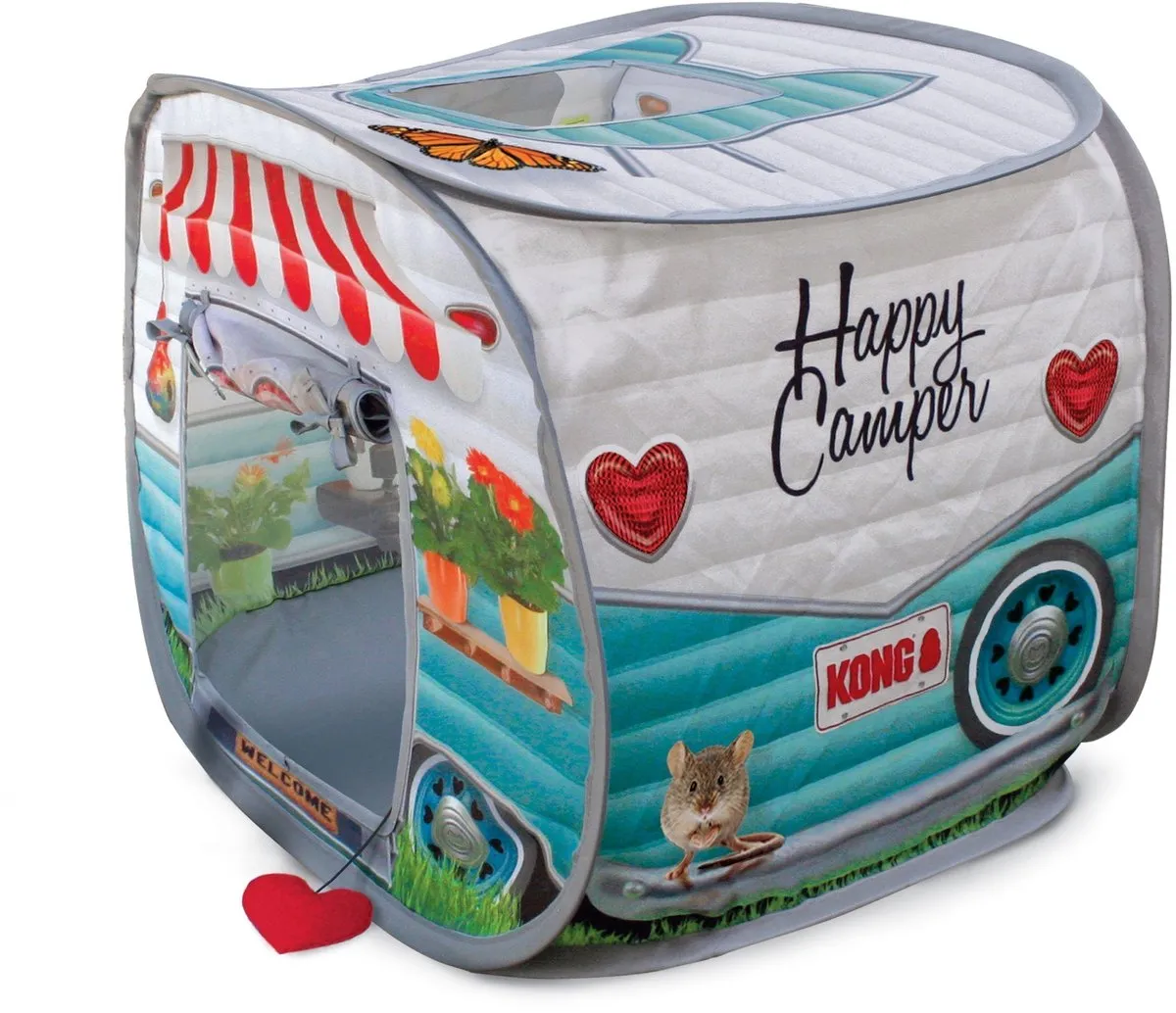 KONG Play Spaces Camper Katten Speelgoed - Blauw L