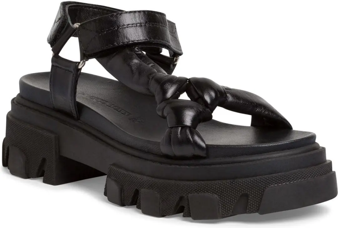 Marco Tozzi Dames Sandaal 2-2-28788-20 001 F-breedte Maat: 40 EU