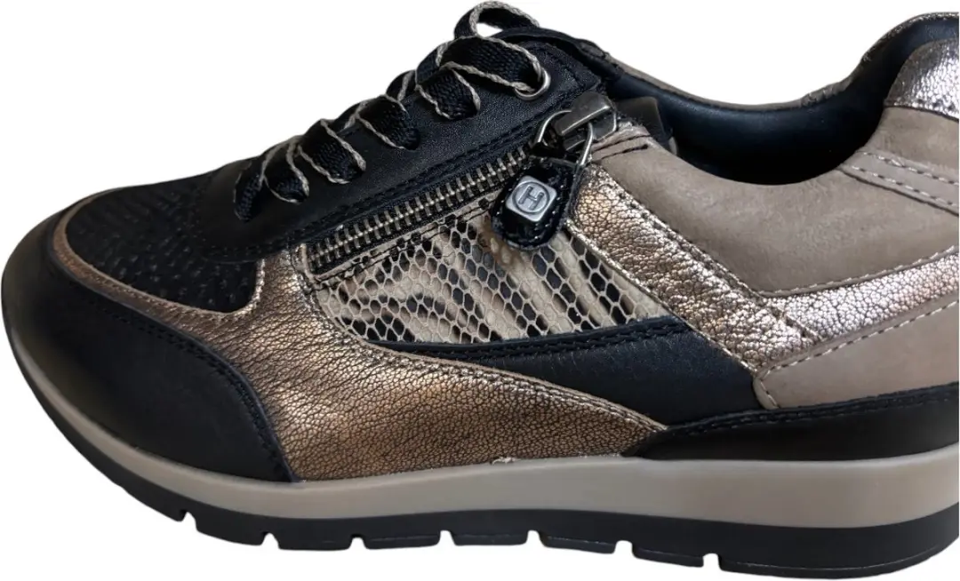 Helioform Zwart combi beige metallic K (Maat