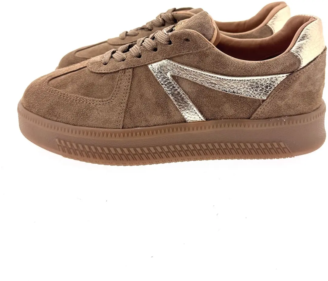 Babouche Liva-48 sneaker lichtbruin, 37 / 4