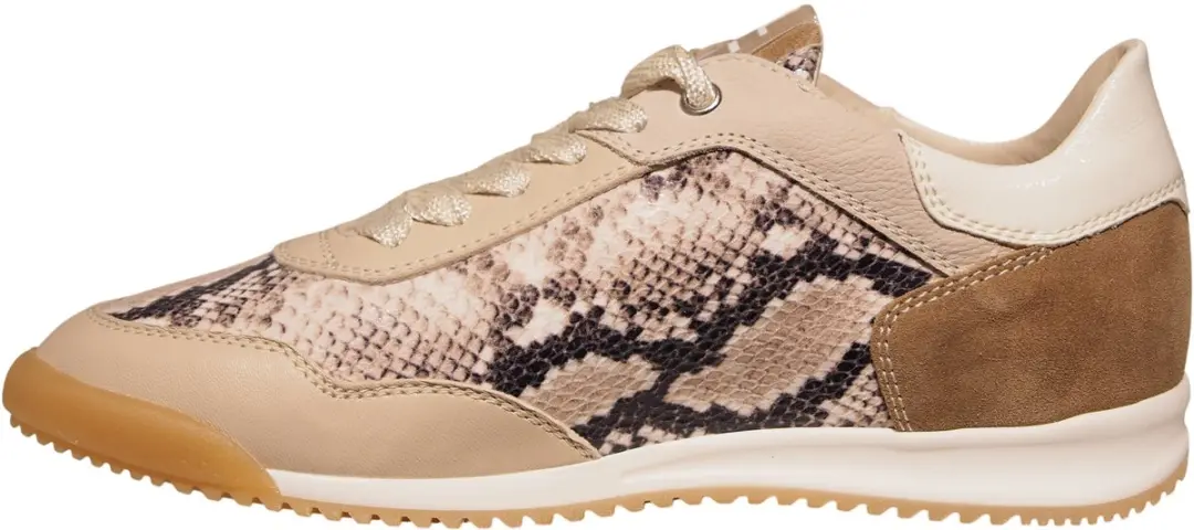 DL Sport leren dames sneakers met slangenprint - afbeelding 2 van 5