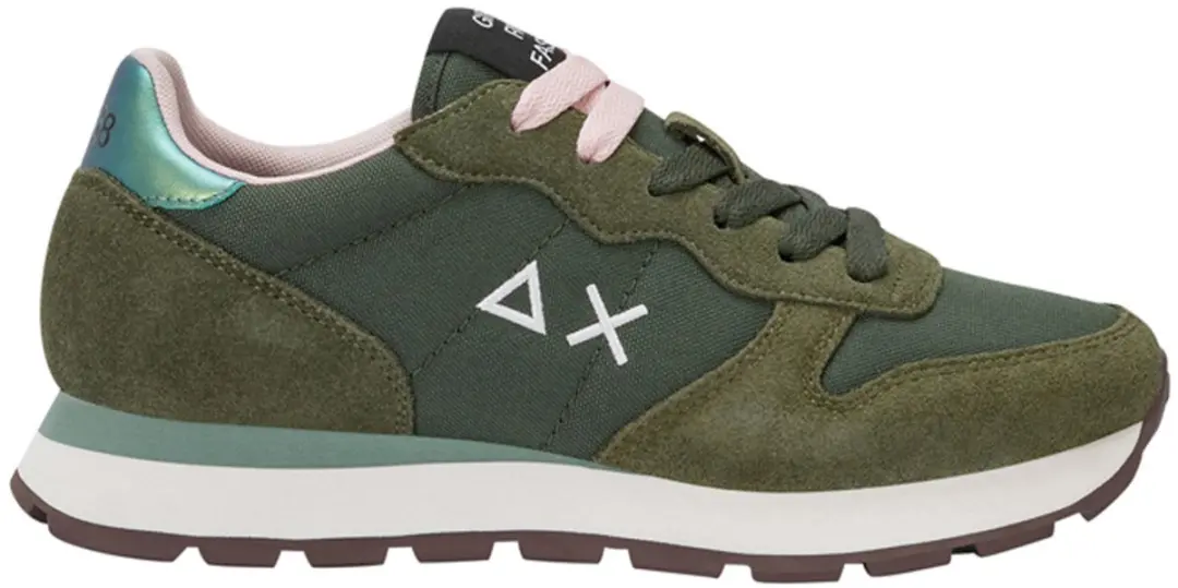 SUN68 Ally Solid Sneakers - Dames - Groen - Maat:37 - afbeelding 2 van 6