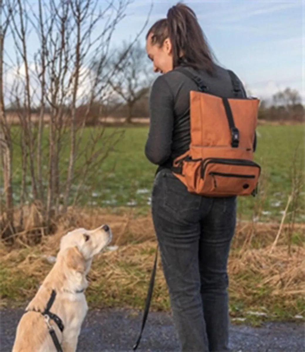 Trixie Rolltop Rugtas met Heuptas - Bruin - afbeelding 6 van 6