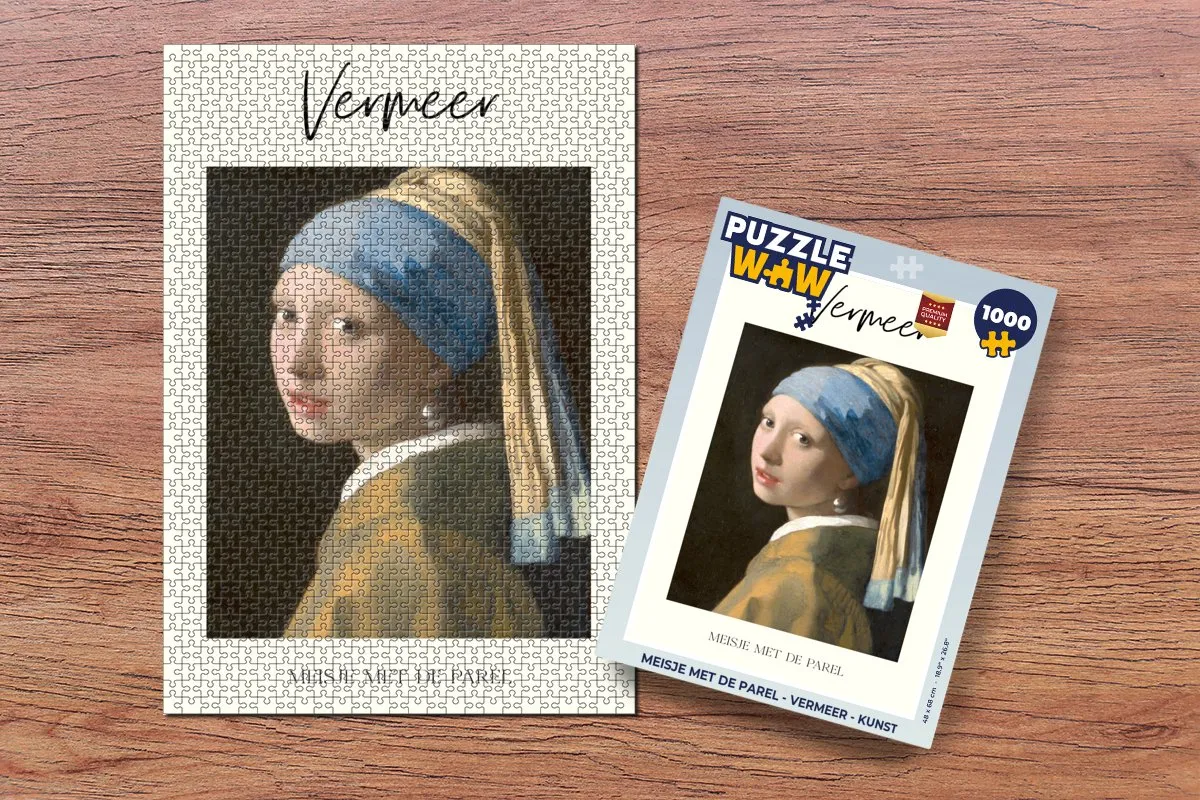 PuzzleWow Vermeer Legpuzzel 1000 Stuks - Multicolor