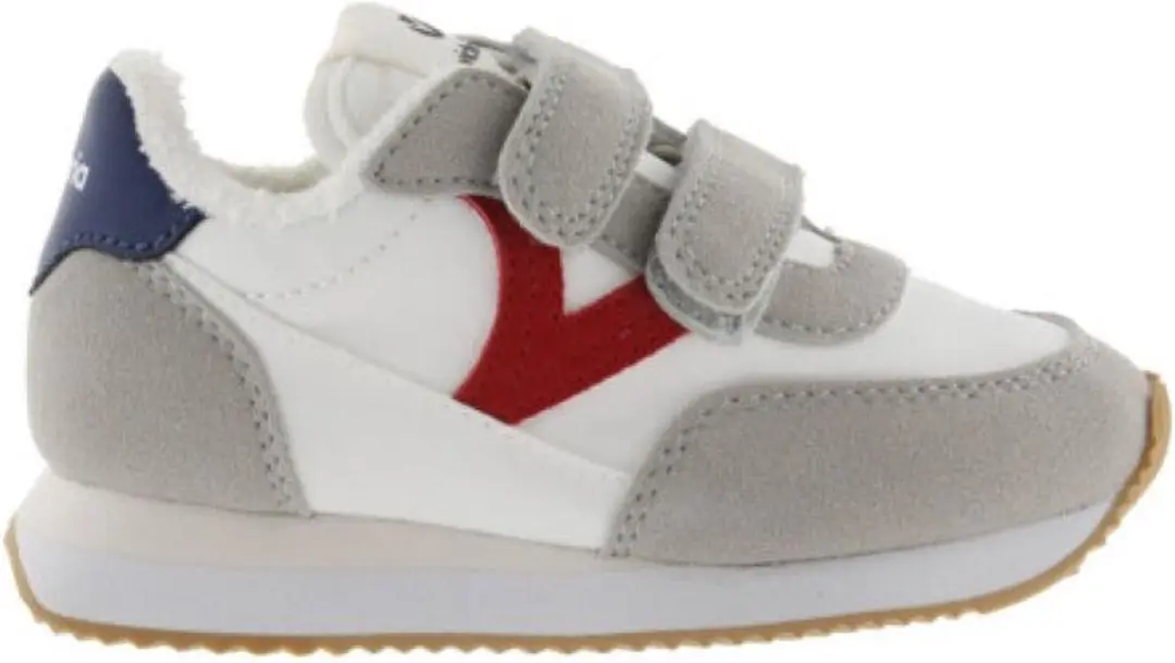 Victoria Jongens Sneaker Wit/rojo | Maat: 33