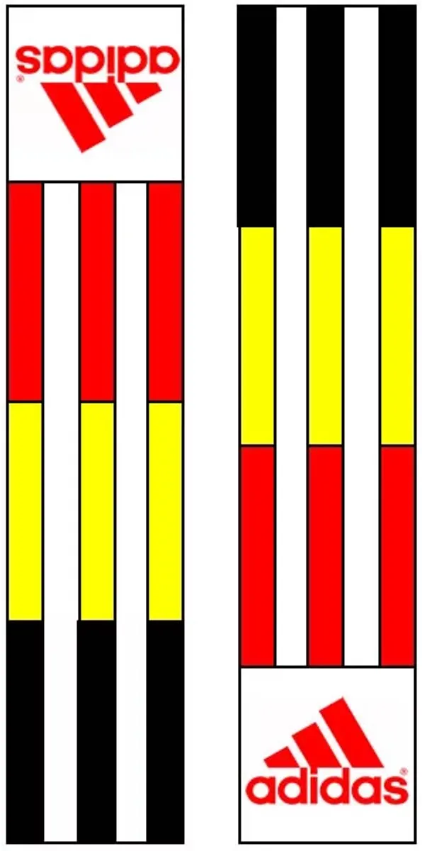 adidas Schouderlabels Judopak - Belgische vlag - 2 Stuks