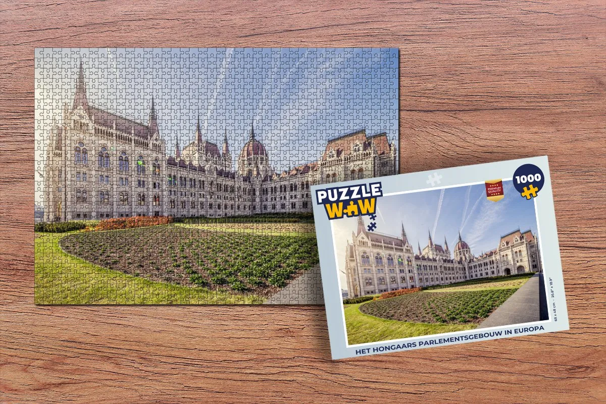 PuzzleWow Het Hongaars Parlement 1000 Stuks - Multicolor