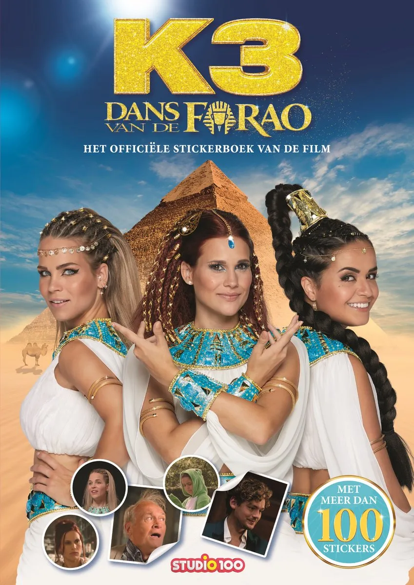 K3 Dans van de Farao Stickerboek