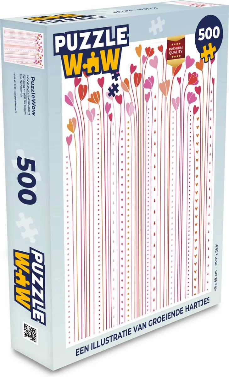 PuzzleWow Legpuzzel 500 Stuks Multicolor