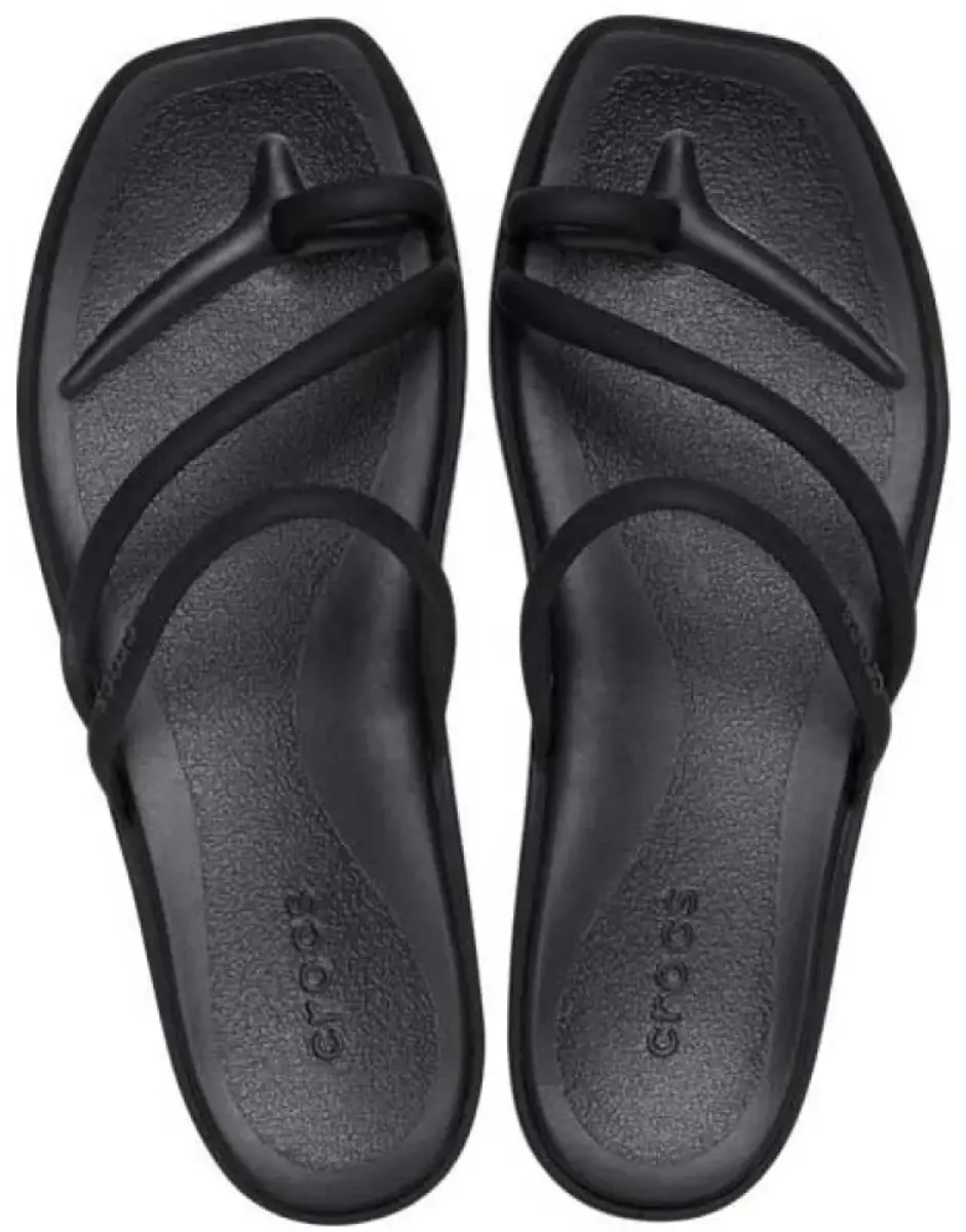 Crocs Miami Toe Loop Teensandalen - Zwart - afbeelding 3 van 6