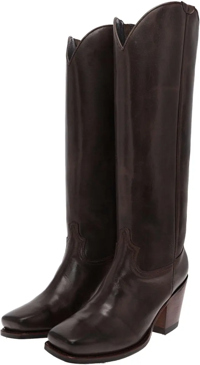 Sendra 17384 LAYA dameslaarzen van leer Bruin