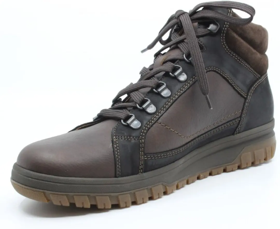 Heren Veterboots Mephisto Pitt Nevada Dark Brown Donkerbruin - Maat 7 - afbeelding 2 van 6