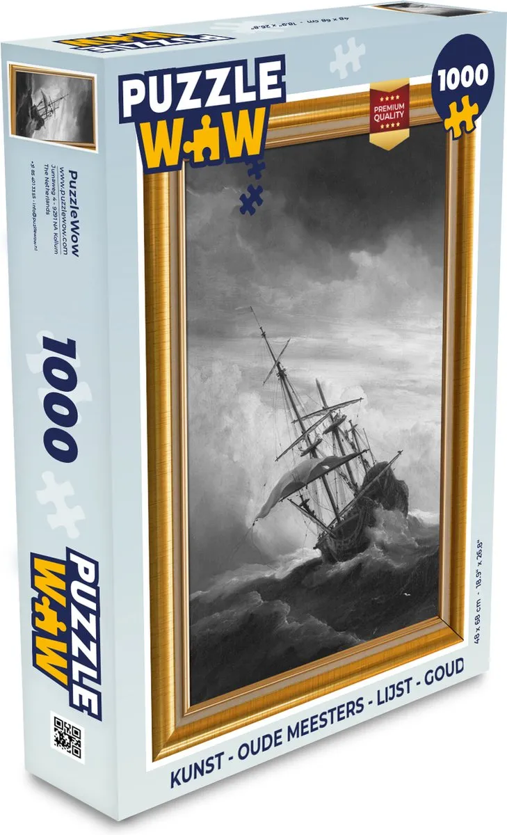 PuzzleWow Oude Meesters Legpuzzel 1000 Stuks